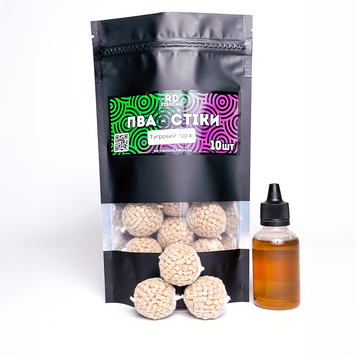 Готові ПВА - Стіки Тигровий горіх - 10 шт + Ліквід 50мл pva-stiky-10-tigernut фото